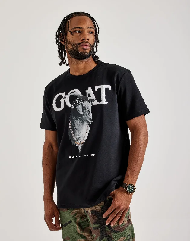 Streetz Iz Watchin Goat Tee Polished Men's Silk Polished Men's Silk