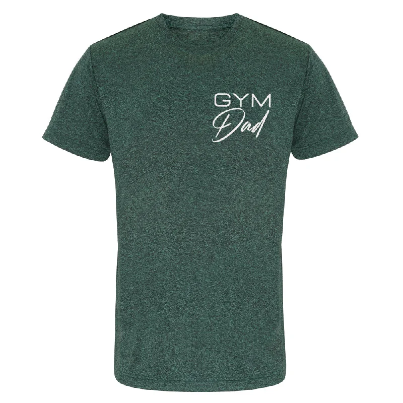 Gym Dad Logo Performance Tee Athletic Men's Compression Athletic Men's Compression