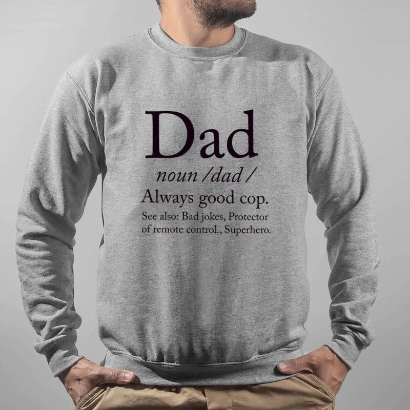 Dad Definition Sweatshirt Athletic Men's Compression Athletic Men's Compression