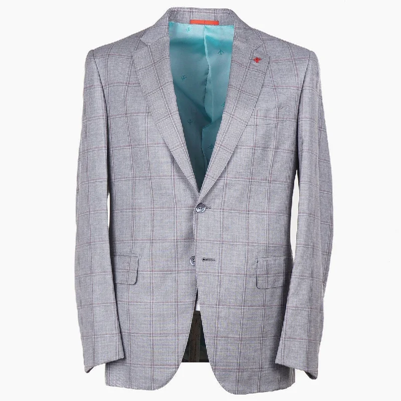 Isaia Slim-Fit 140s Wool Suit Casual Men's Japanese  Casual Men's Japanese 