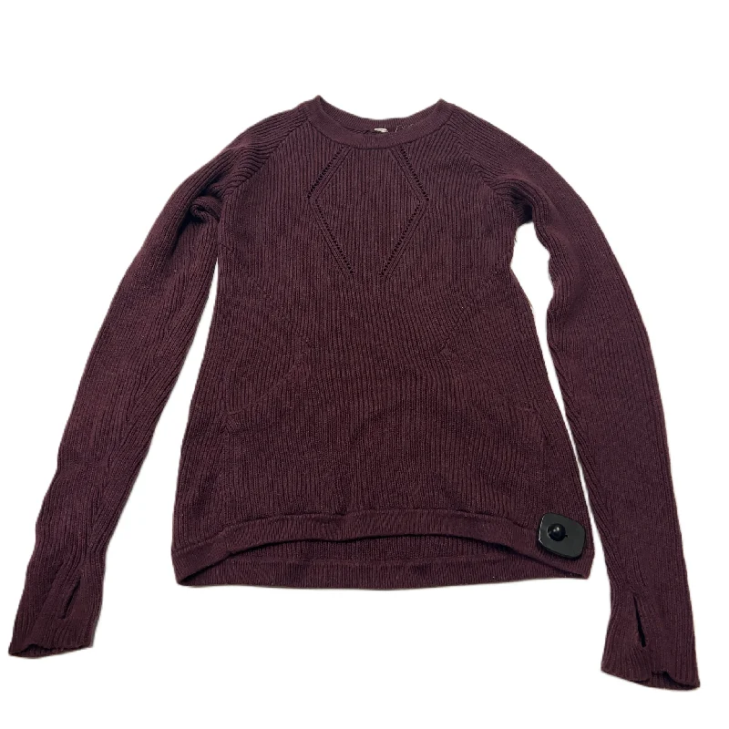 Purple  Sweater Designer By Lululemon  Size: S Trendy Men's Oversized Trendy Men's Oversized