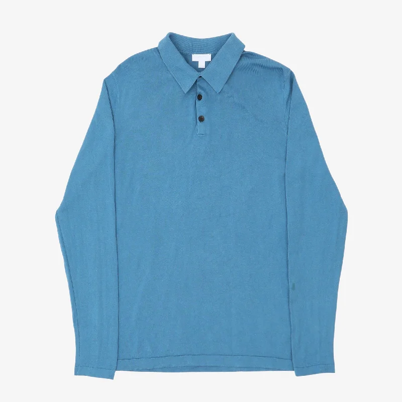 Cotton-Jersey Polo Shirt Monochromatic All Monochromatic All