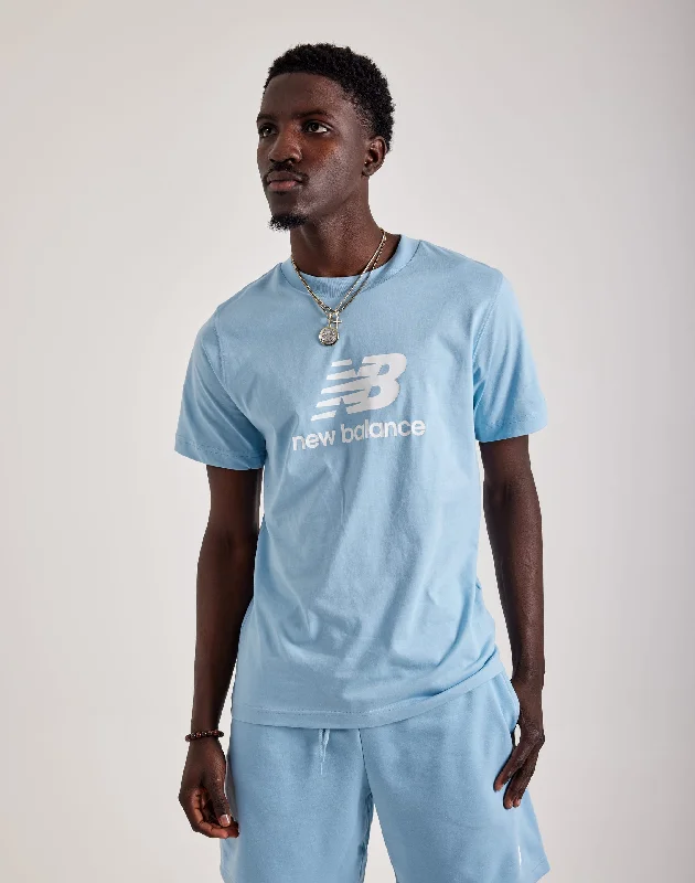 New Balance Essentials Stacked Logo Tee Casual Men's Japanese  Casual Men's Japanese 
