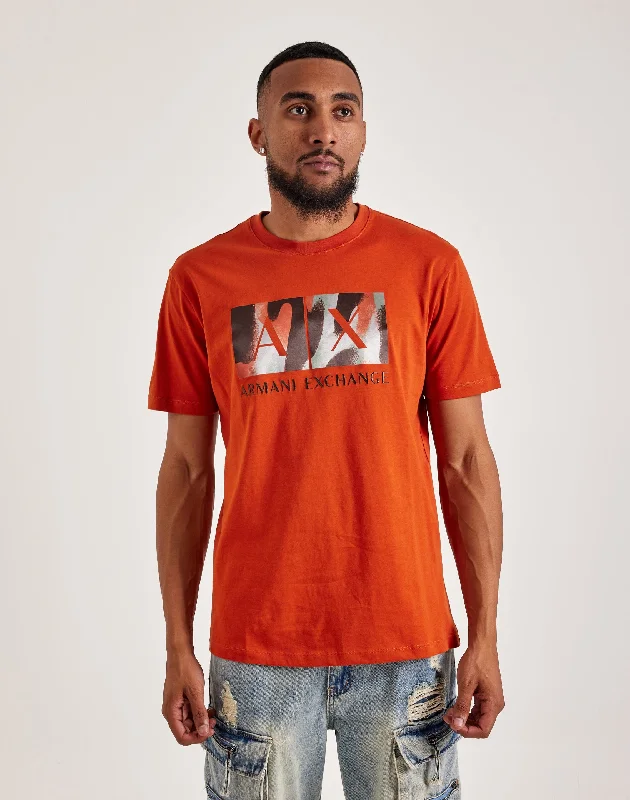 Armani Exchange Classic Box Logo Tee Traditional Men's Country Traditional Men's Country