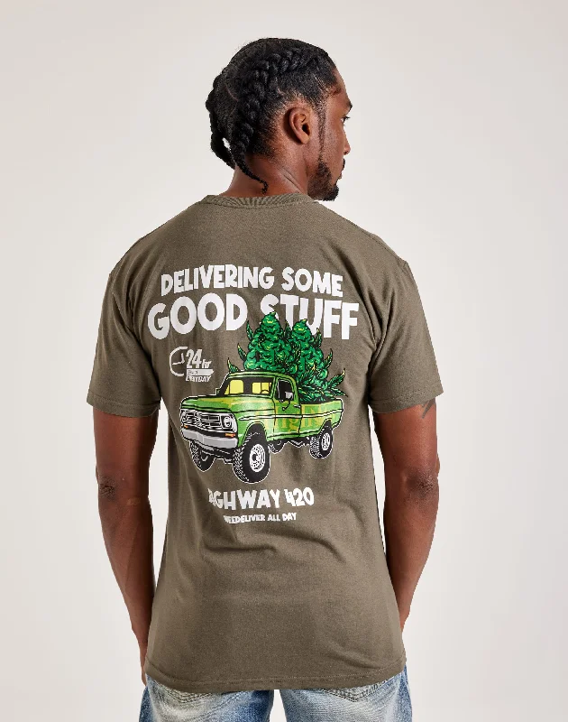 BMG BRANDS INC Delivery Tee Earthy Men's Hemp Earthy Men's Hemp