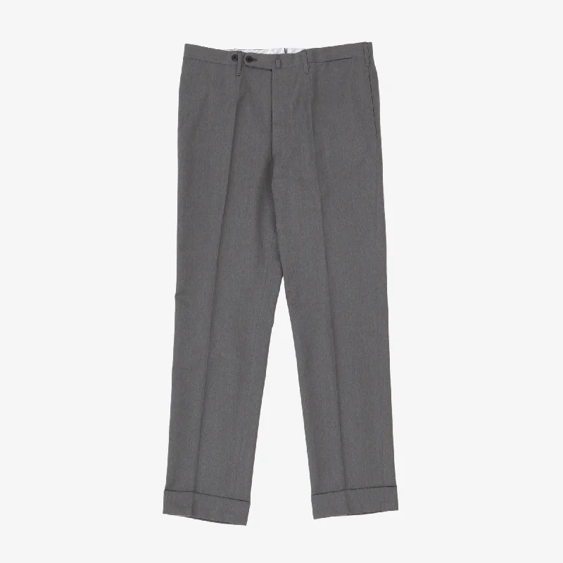 Bespoke Wool Pleated Trousers Cool Men's Skate Cool Men's Skate