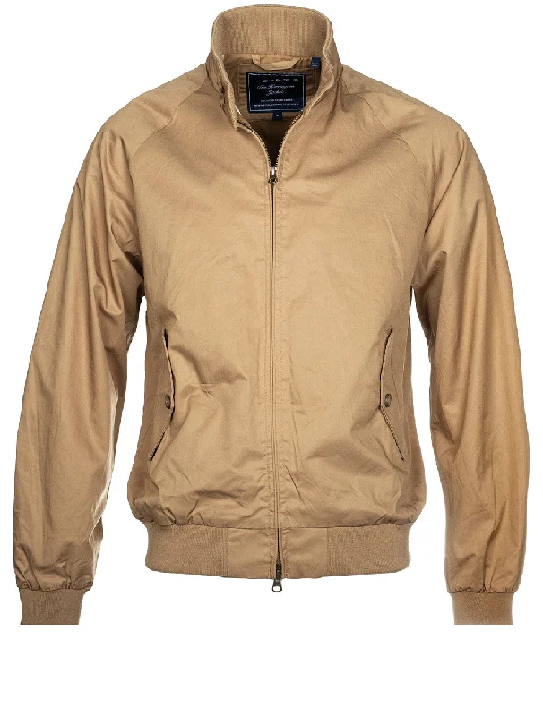 Cotton Harrington Jacket Cavalry Beige Monochromatic All Monochromatic All