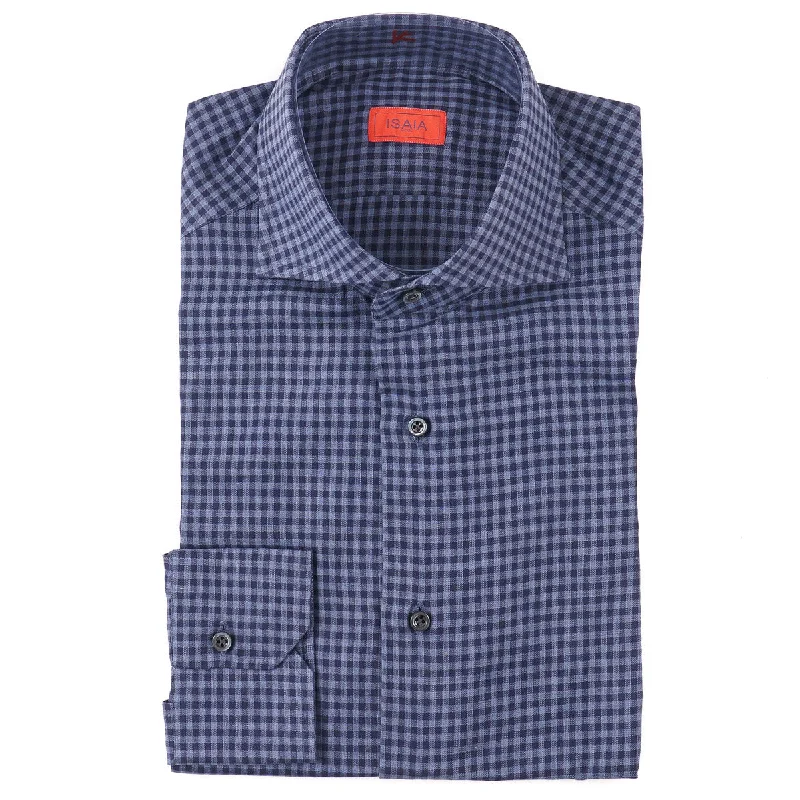 Isaia 'Mix' Lightweight Cotton Shirt Dapper Men's 1920S Dapper Men's 1920S
