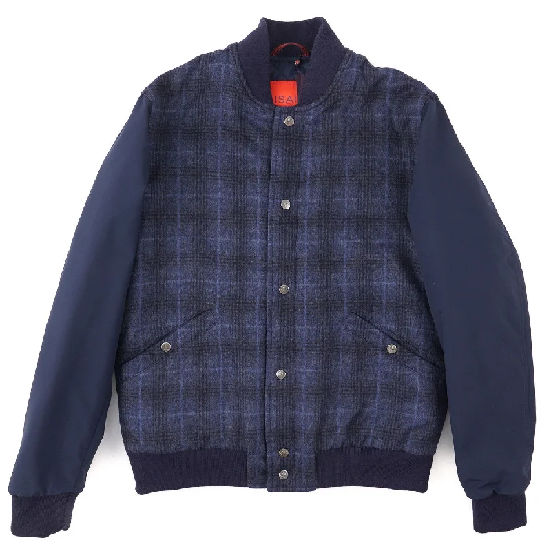 Isaia Wool-Cashmere Bomber Jacket Traditional Men's Country Traditional Men's Country Isaia Wool-Cashmere Bomber Jacket Traditional Men's Country Traditional Men's Country