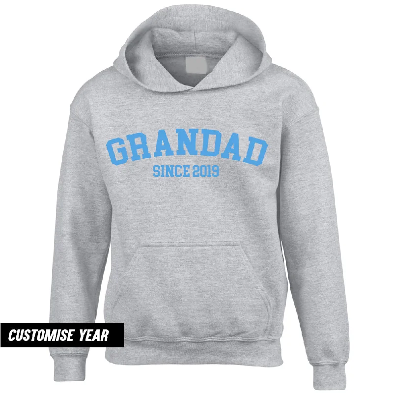 Personalised Grandad Since Hoodie (MRK X) Unique Men's Patch Unique Men's Patch