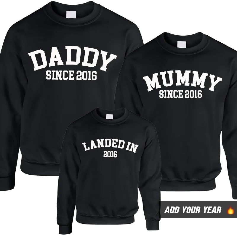 Personalised Daddy/Mummy/Landed Since Sweatshirts (MRK X) Dynamic Men's Glow Dynamic Men's Glow Personalised Daddy/Mummy/Landed Since Sweatshirts (MRK X) Dynamic Men's Glow Dynamic Men's Glow