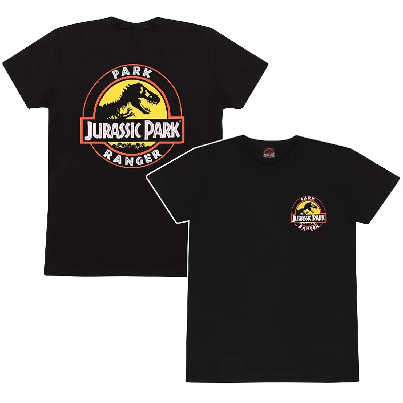 Universal Jurassic Park Park Ranger T-Shirt Polished Men's Satin Polished Men's Satin Universal Jurassic Park Park Ranger T-Shirt Polished Men's Satin Polished Men's Satin