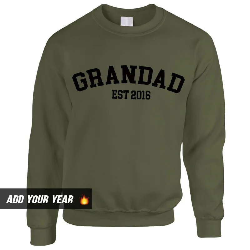 Personalised Grandad Established Sweatshirt (MRK X) Streetwear Style Streetwear Style Personalised Grandad Established Sweatshirt (MRK X) Streetwear Style Streetwear Style