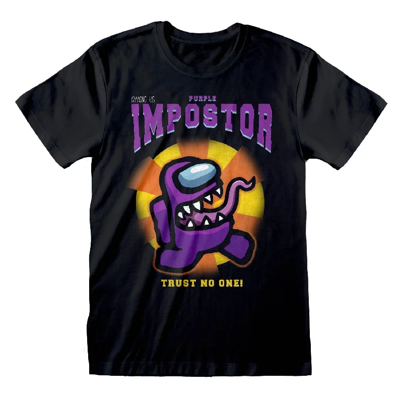 Among Us Purple Impostor Unisex Adult T-Shirt Polished Men's Silk Polished Men's Silk Among Us Purple Impostor Unisex Adult T-Shirt Polished Men's Silk Polished Men's Silk