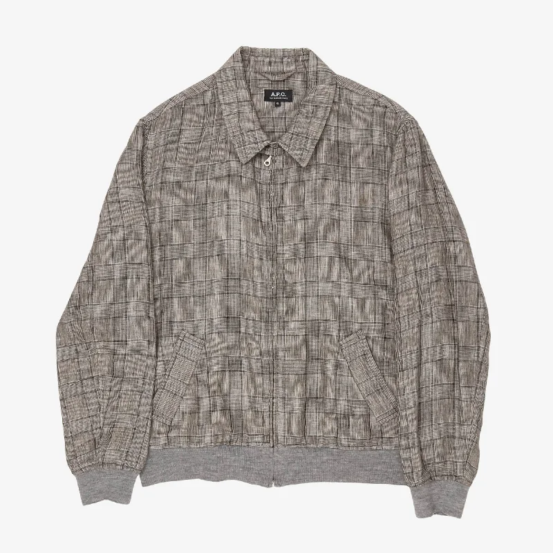 Linen Coach Jacket Athletic Men's Compression Athletic Men's Compression