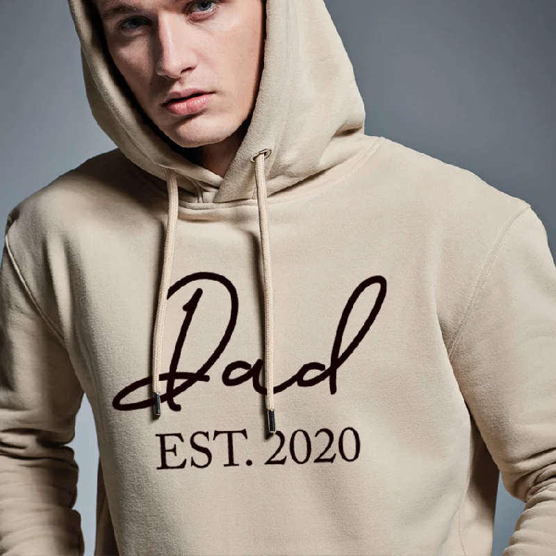Dad Established Luxe Heavy Hoodie Preppy Men's College Preppy Men's College