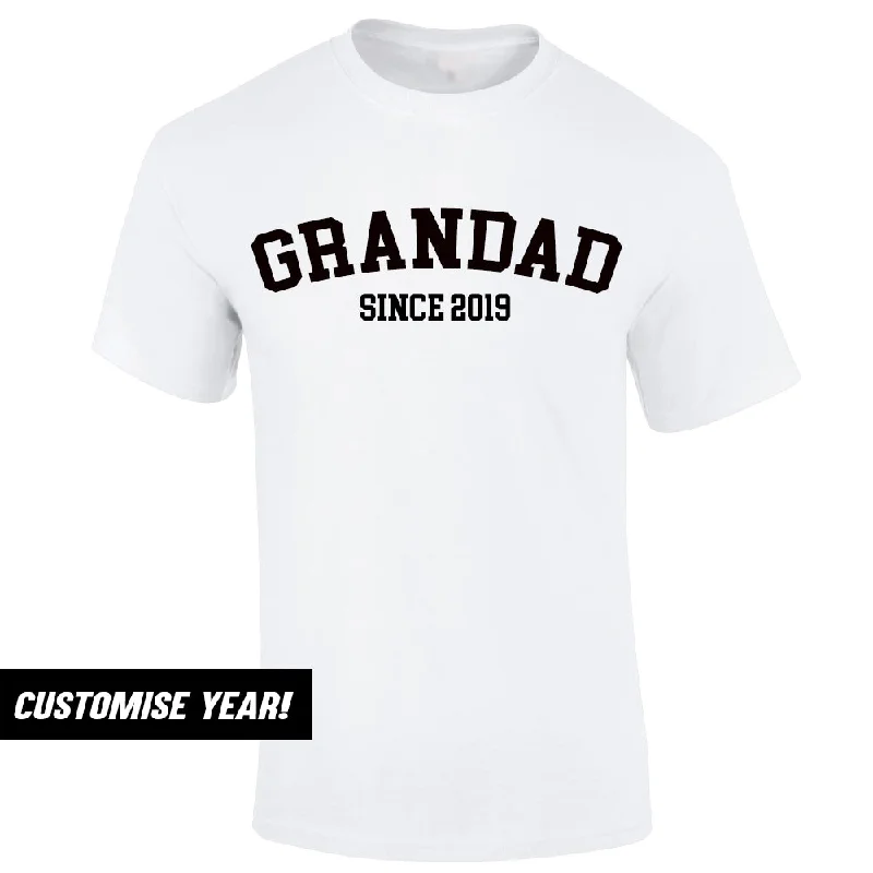 Personalised Grandad Since T-Shirt (MRK X) Relaxed Men's Australian Relaxed Men's Australian Personalised Grandad Since T-Shirt (MRK X) Relaxed Men's Australian Relaxed Men's Australian