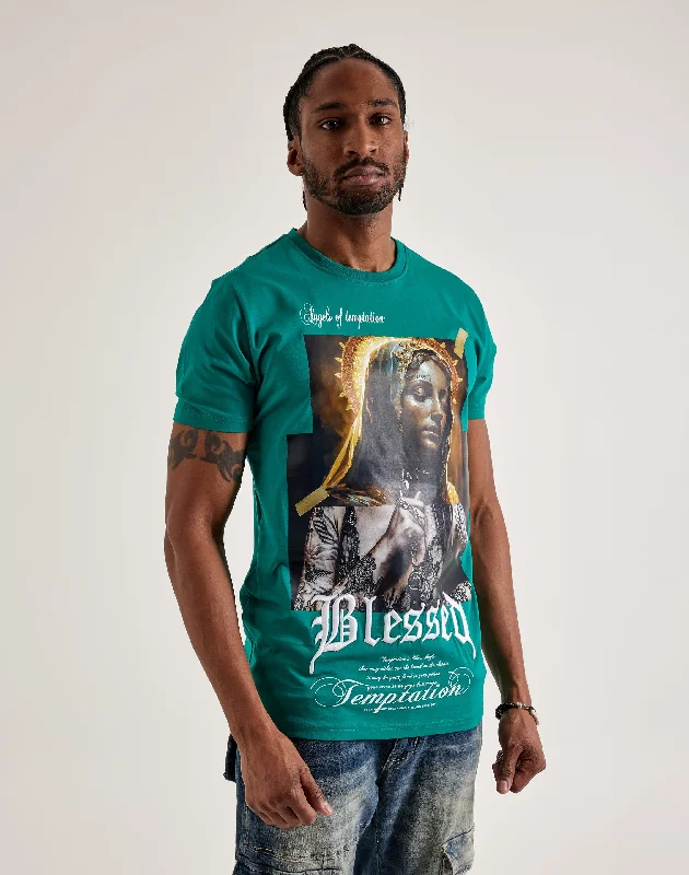 Blessed UK Angel Of Temptation Tee Preppy Men's College Preppy Men's College