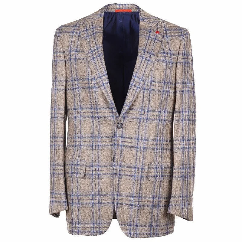 Isaia Tailored-Fit Wool-Silk Sport Coat Streetwear Style Streetwear Style