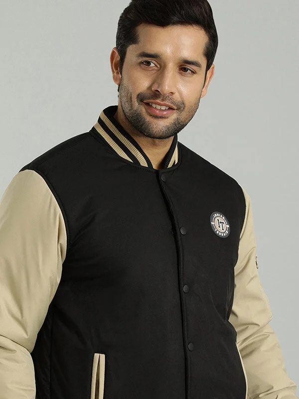 Men Solid Full Sleeve Biker Jacket Refined Men's Hand Refined Men's Hand