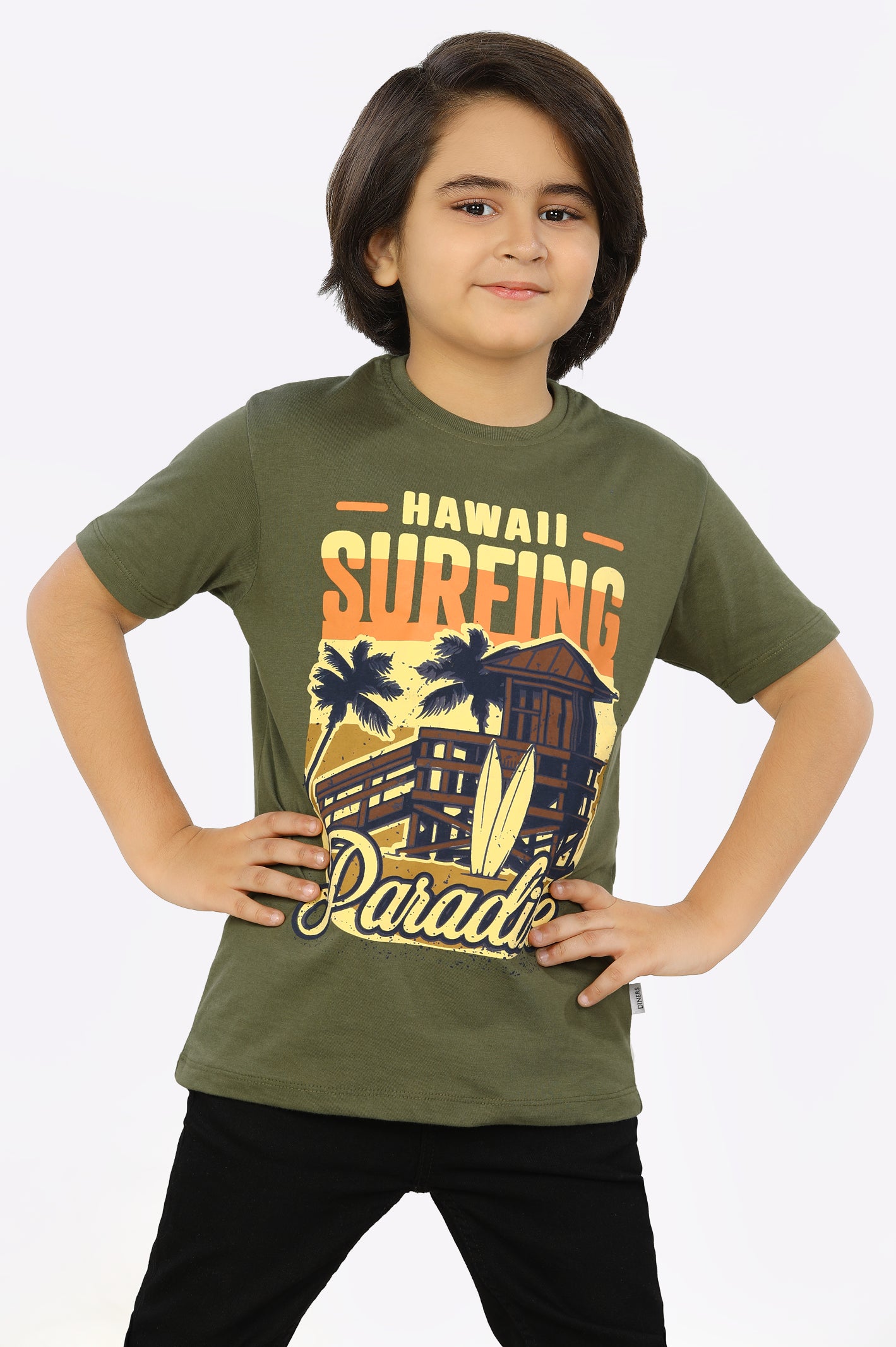 Surfing Print T-Shirt Cclassic Men's Tweed Cclassic Men's Tweed