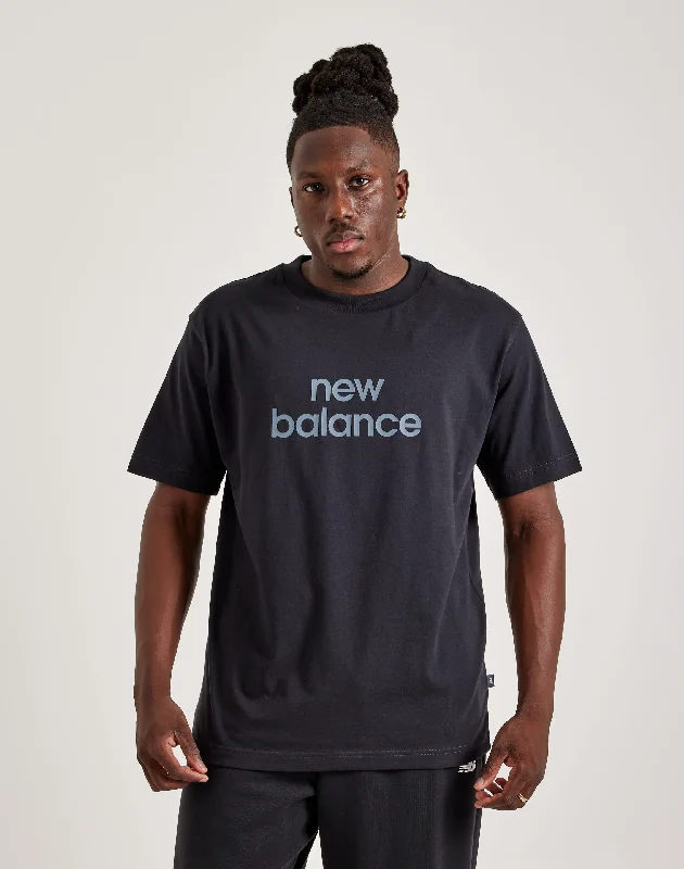 New Balance Relaxed Linear Logo Tee Tailored Tailored