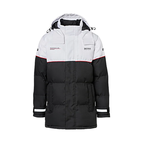 Porsche Quilted Winter Jacket - Motorsport Laid Laid