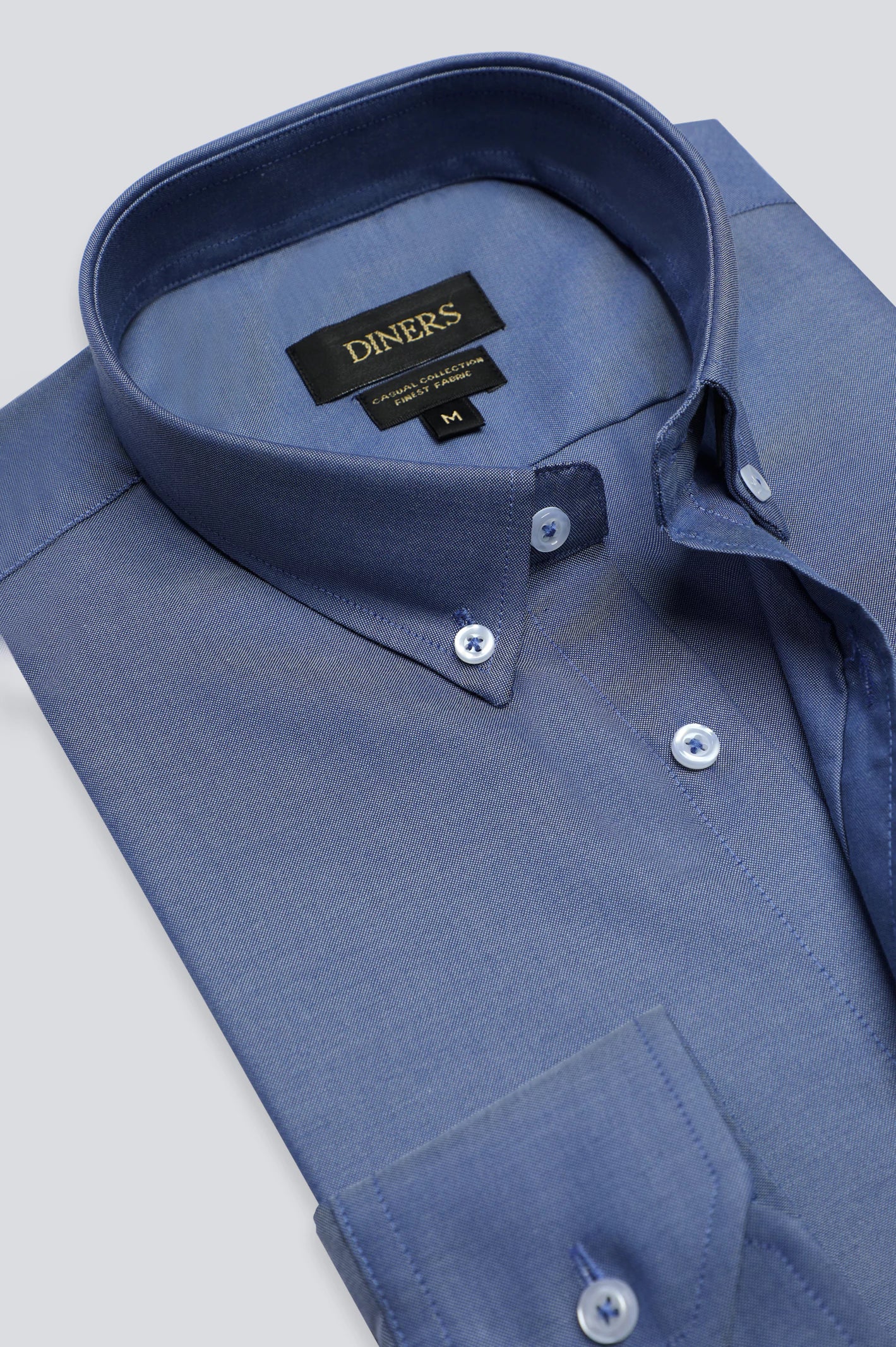 Blue Plain Casual Shirt Elegant Men's Formal  Elegant Men's Formal 