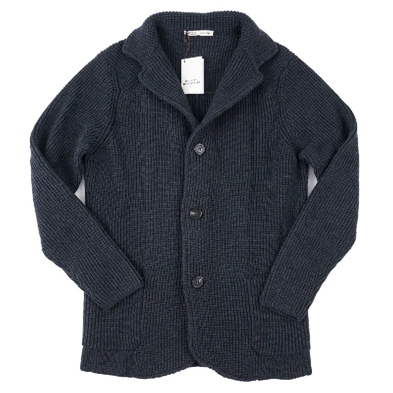 Maurizio Baldassari Knit Wool Sweater-Blazer Sophisticated Men's Sophisticated Men's Maurizio Baldassari Knit Wool Sweater-Blazer Sophisticated Men's Sophisticated Men's