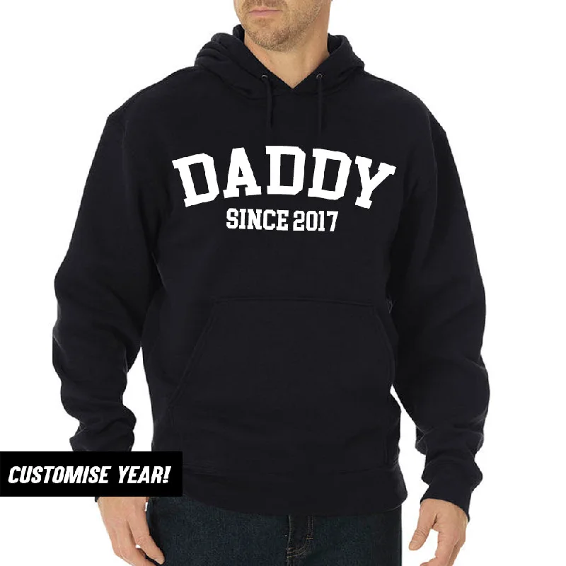 Personalised Daddy Since Hoodie (MRK X) Dynamic Men's Glow Dynamic Men's Glow