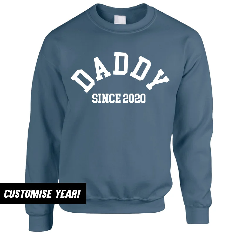 Personalised Daddy Since Sweatshirt (MRK X) Monochromatic All Monochromatic All