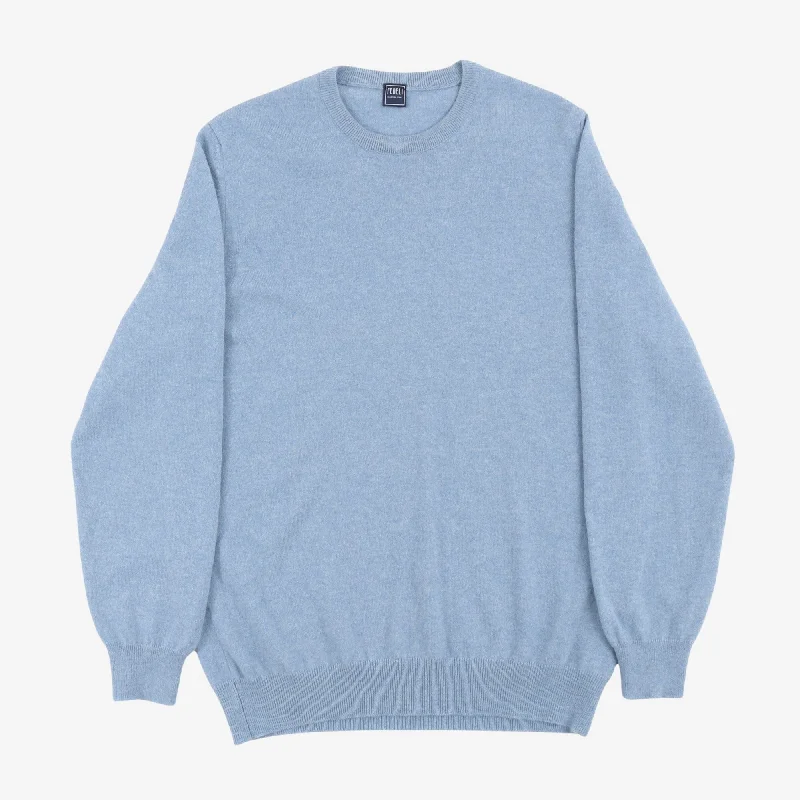 Cashmere Crewneck Sweatshirt Laid Laid
