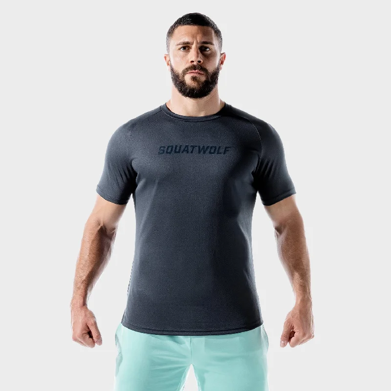LAB360° Recycled Mesh Tee - Blue Nights Dynamic Men's Moto Dynamic Men's Moto