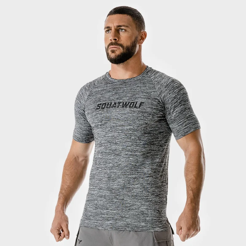 Code Logo T-shirt - Charcoal Marl Hip Men's Urban Hip Men's Urban