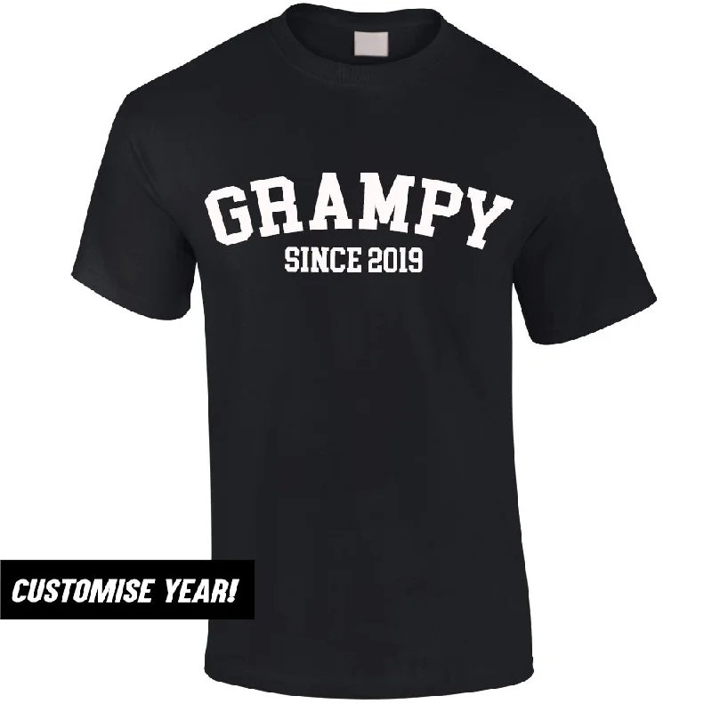 Personalised Grampy Since T-Shirt (MRK X) Cool Men's Skate Cool Men's Skate