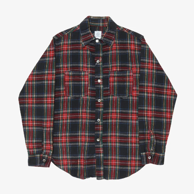Flannel Shirt Sleek Men's Contemporary  Sleek Men's Contemporary 