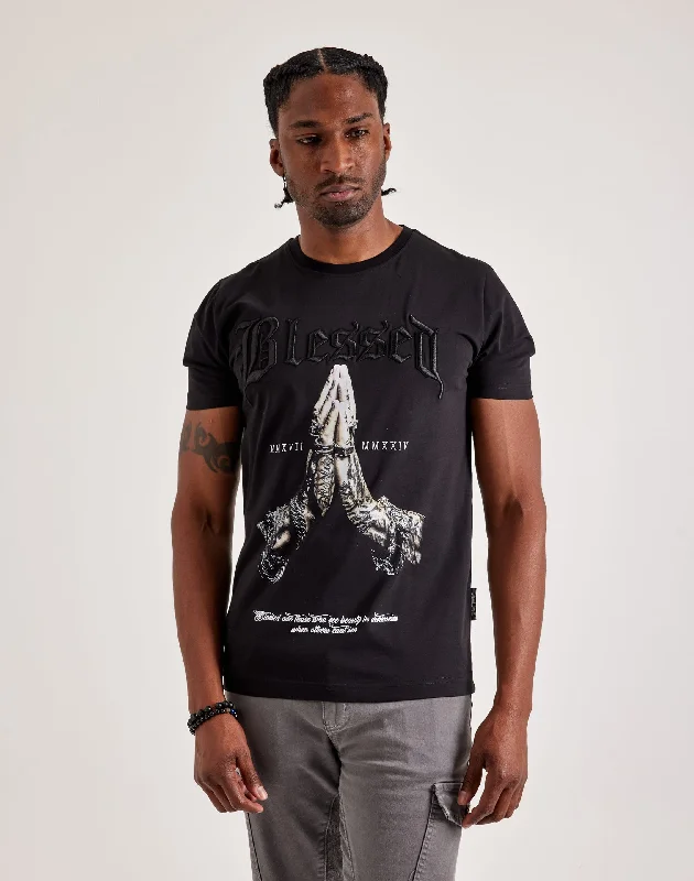 Blessed UK Blessing Tee Trendy Men's Scandinavian Trendy Men's Scandinavian