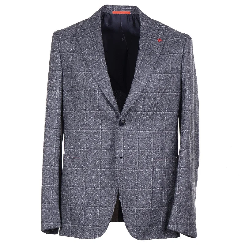 Isaia Donegal Wool and Silk Suit Trendy Men's Bucket Trendy Men's Bucket