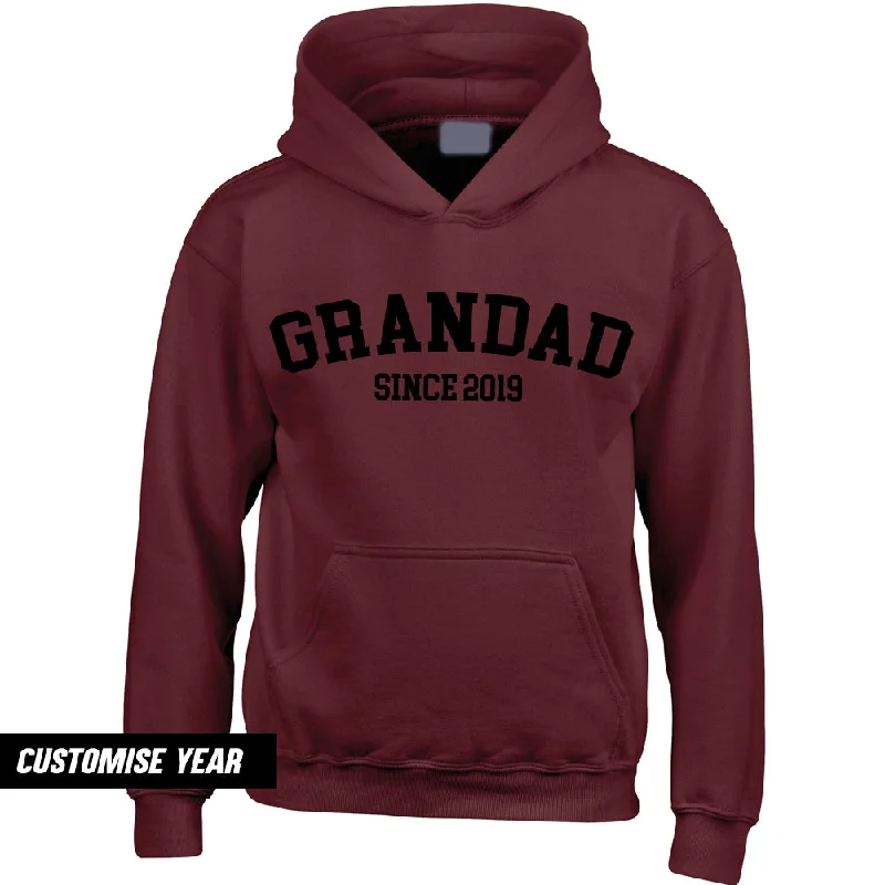 Personalised Grandad Since Hoodie (MRK X) Tough Men's Military Tough Men's Military