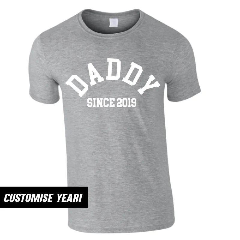 Personalised Daddy Since T-Shirt (MRK X) Rugged Men's Outdoor  Rugged Men's Outdoor 