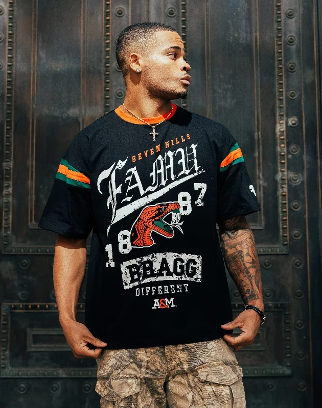 For The Fan FAMU Bragg Tee Cool Men's Distressed Cool Men's Distressed