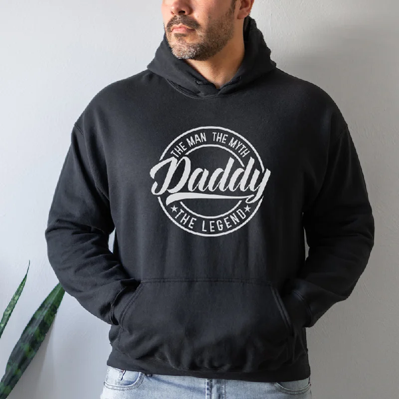 Daddy Man Myth Legend Hoodie Edgy Men's Punk Edgy Men's Punk
