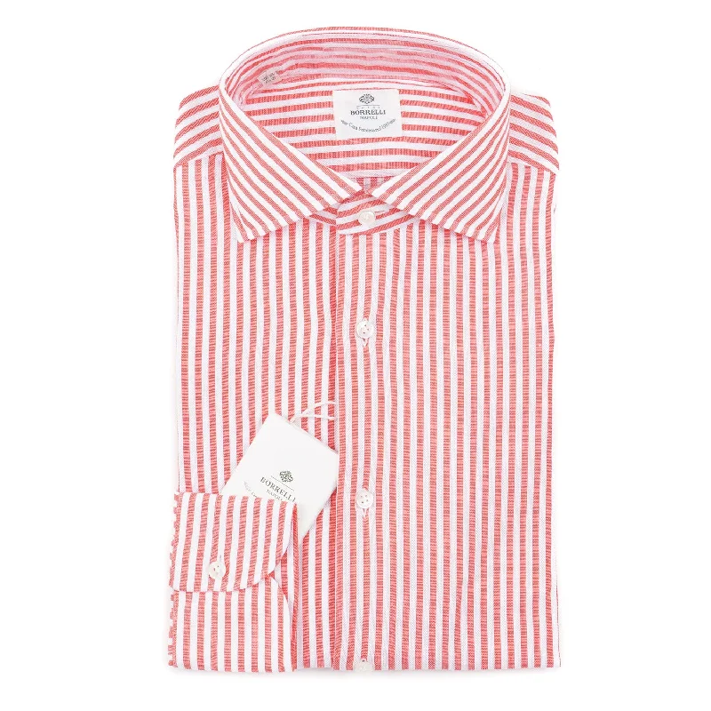 Luigi Borrelli Knit Jersey Cotton Shirt Dapper Men's Bow Dapper Men's Bow