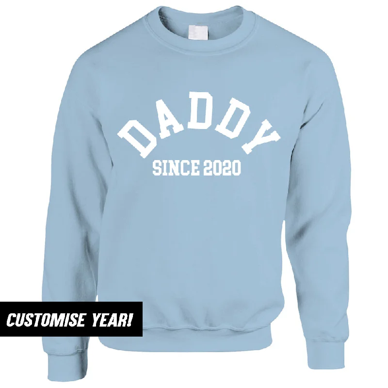 Personalised Daddy Since Sweatshirt (MRK X) Stylish Men's Neon Stylish Men's Neon