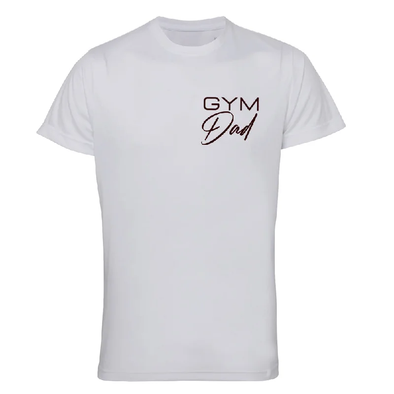 Gym Dad Logo Performance Tee Laid Laid