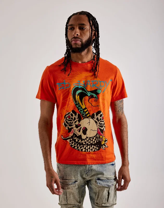 Ed Hardy Rose Cobra Tee Sporty Men's Athleisure  Sporty Men's Athleisure 