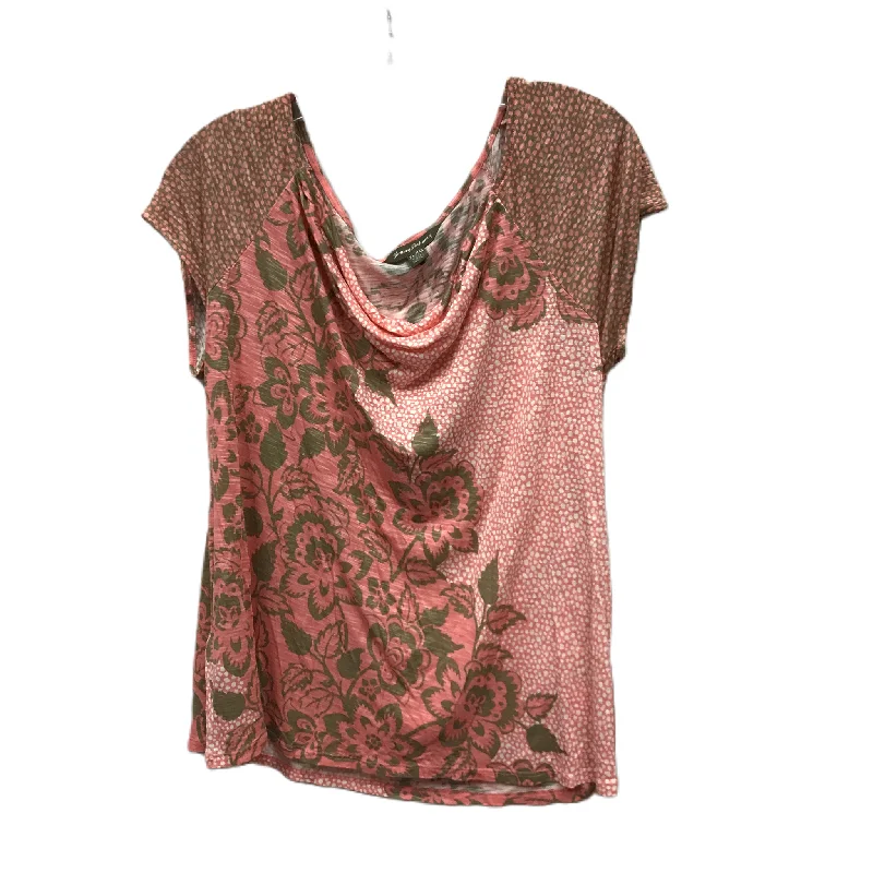 Pink Top Short Sleeve By Tommy Hilfiger, Size: Xl Dynamic Men's Glow