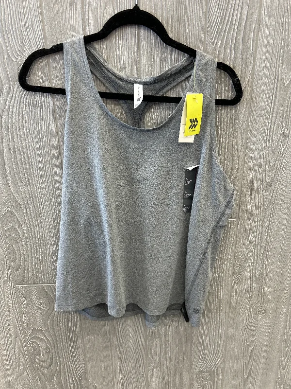 Athletic Tank Top By All In Motion In Grey, Size: Xl Sleek Men's Metallic