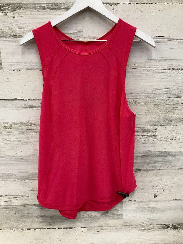 Athletic Tank Top By Lululemon In Orange, Size: S Monochromatic All
