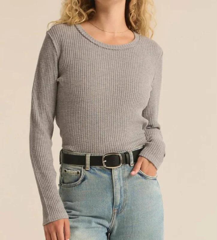Arlet Thermal Long Sleeve Top Trendy Men's Oversized